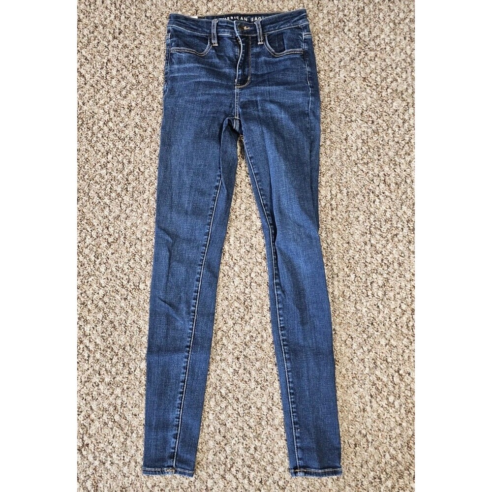 American Eagle AE Jean Next Level Stretch Women’s Size 4 X Long Excellent Cond